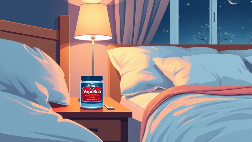 apply vicks before sleep