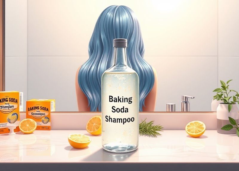 baking soda promotes hair growth