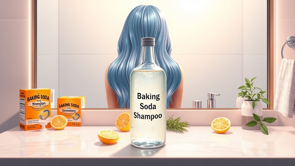 baking soda promotes hair growth