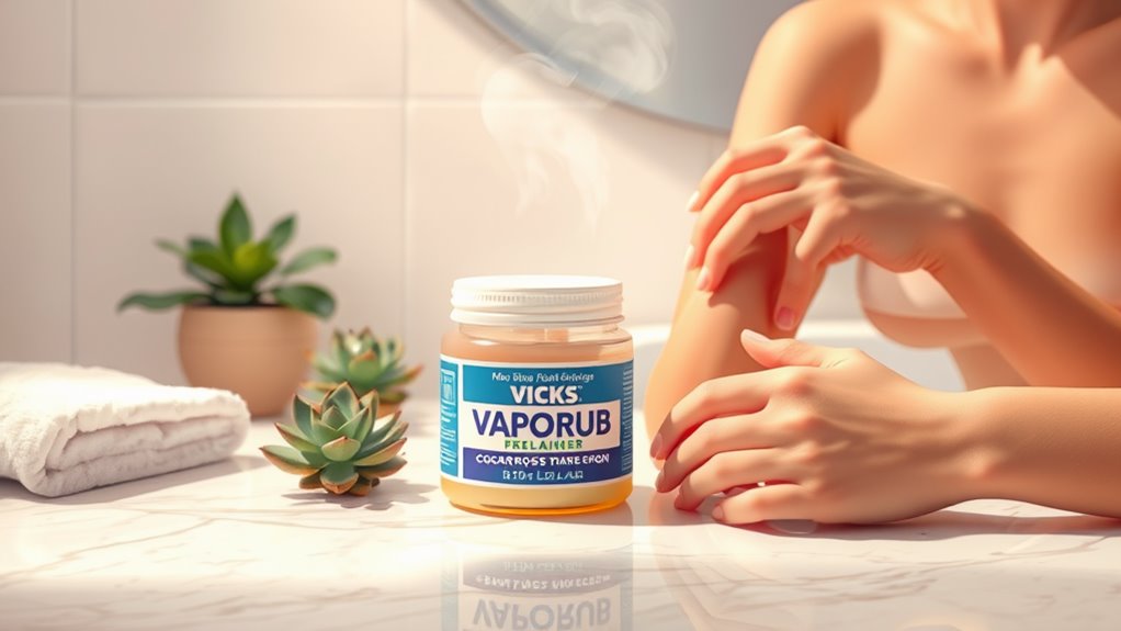 vicks vaporub for skin